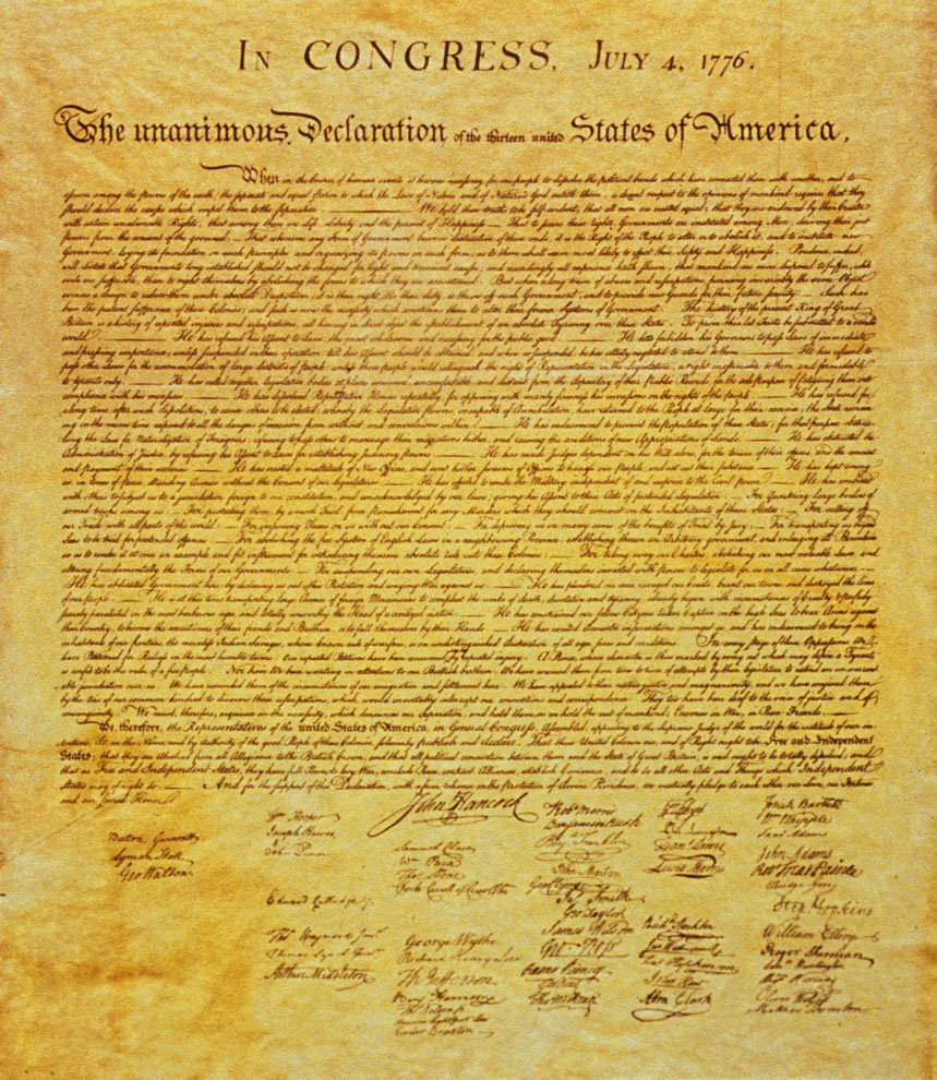 Original Declaration of Independence